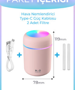 Alternative view of Nazalya 300 ml Ulrasonik Ledli Hava Nemlendirici Buhar Makinesi Ve Aroma Difüzörü