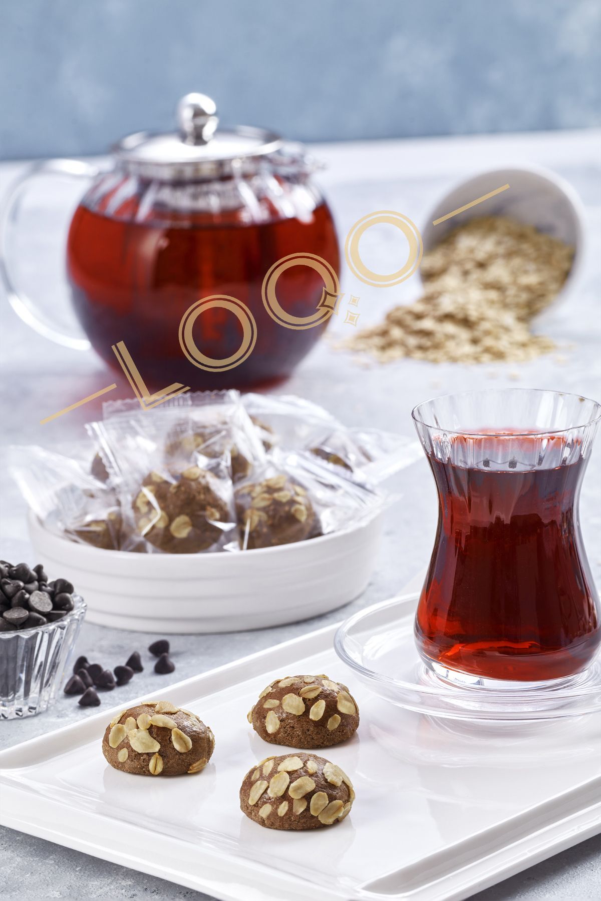 LOQO Tatlı/Tuzlu Karışık Mini Kurabiye 1 Kg (Tek Tek Paketli ) 1035 - Görsel 3