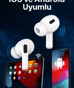 Heyplus 2.nesil Pro Bluetooth Kulaklık Beyaz Kulak içi Kablosuz Kulaklık ios Android Uyumlu - Görsel 3