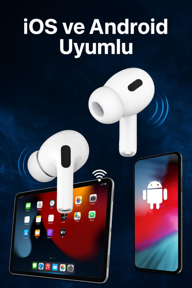 Heyplus 2.nesil Pro Bluetooth Kulaklık Beyaz Kulak içi Kablosuz Kulaklık ios Android Uyumlu - Görsel 3
