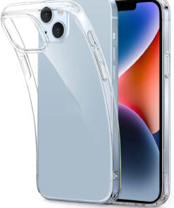 Fibaks iPhone 13/14/15 Kılıf Renksiz Şeffaf Yumuşak Ince Esnek Silikon Kapak - Görsel 3