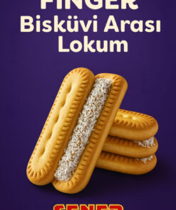 Alternative view of Şener BİSKÜVİ ARASI LOKUM FİNGER BİSKÜVİ ARASI LOKUM 250 GR