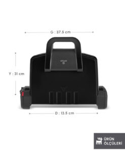 Alternative view of Emsan Future Essential Tost Makinesi Matte Black 1800 W 4 Dilim Kapasiteli