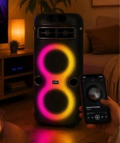 Torima Bluetooth Hoparlör Rgb Işıklı Mikrofonlu Taşınabilir Speaker D41 Siyah - Görsel 3