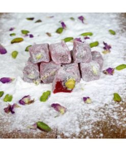 Ertokuş Efendi Isparta Güllü Antep Fıstıklı 0 Şeker Pancarı Lokum 250 gr
