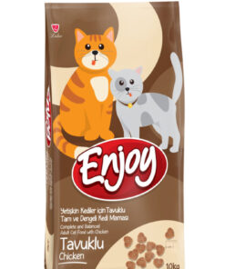 Enjoy Yetişkin Kediler için Tavuklu Tam ve Dengeli Kedi Maması 10 kg