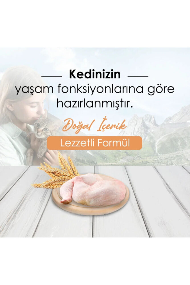 Bonnie Tavuklu Yetişkin Kedi Maması 10 Kg - Görsel 2