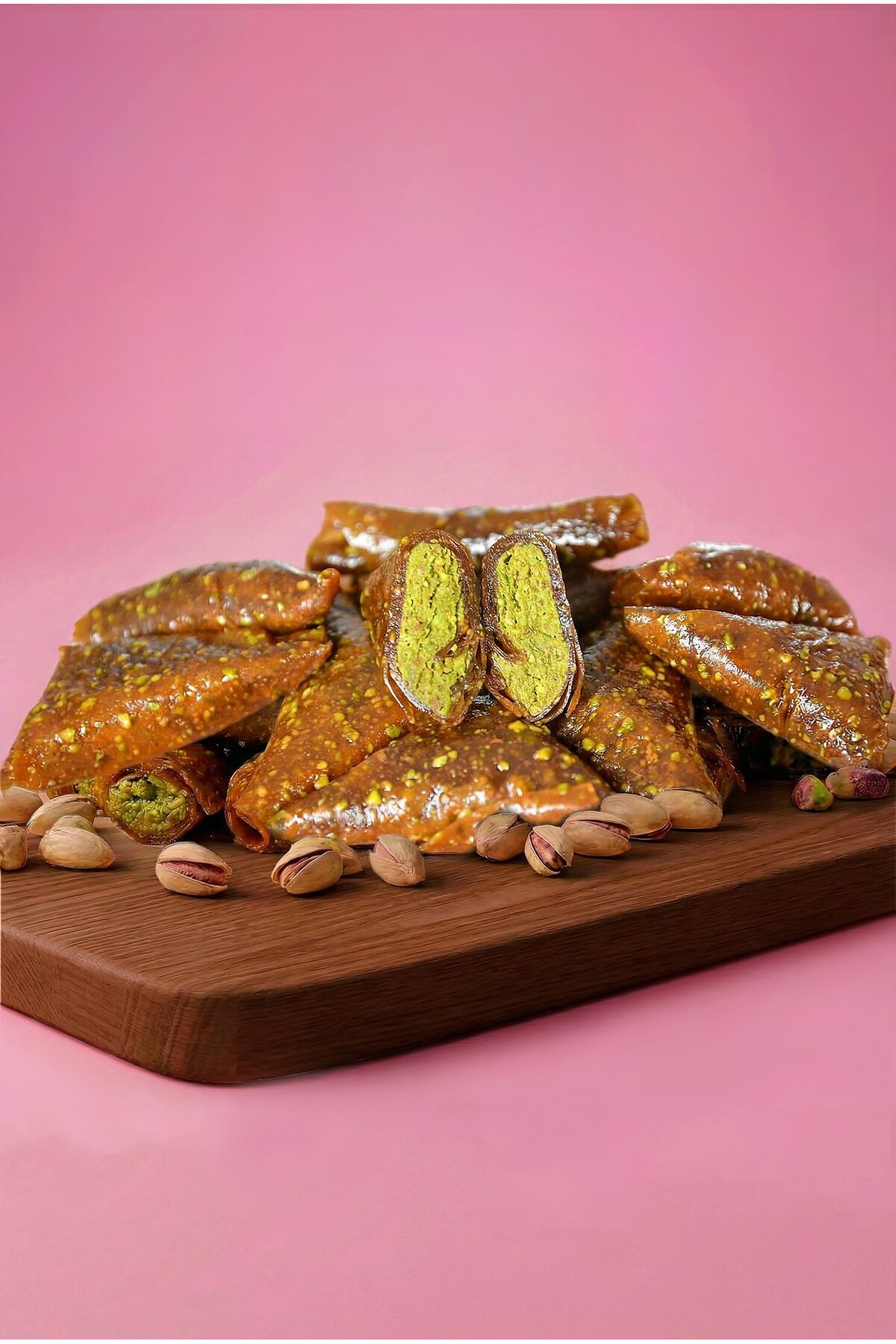 Derme Muska Pestil - Antep Fıstıklı - Glutensiz - Rafine Şeker İlavesiz 300 g - Görsel 3
