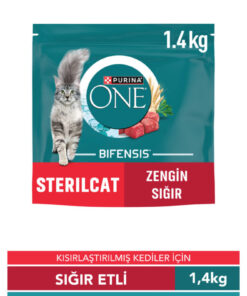 Purina One Sığır Etli Kısırlaştırılmış Kedi Maması 1,4 Kg