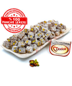 Dadak Lokum ve Kuruyemiş Çifte Kavrulmuş Antep Fıstıklı Mini Lokum 200gram