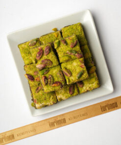 Alternative view of Turuncu Kuruyemiş Toz Fıstıklı Çikolatalı Katmer Lokum 500 gr