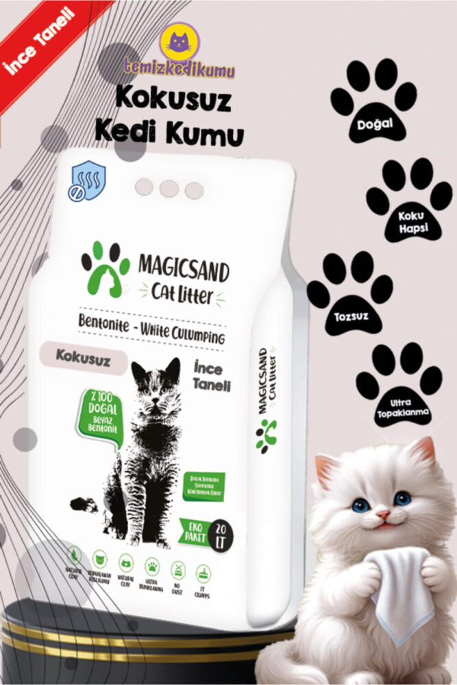 Magic Sand İnce Taneli Kokusuz 20 Lt