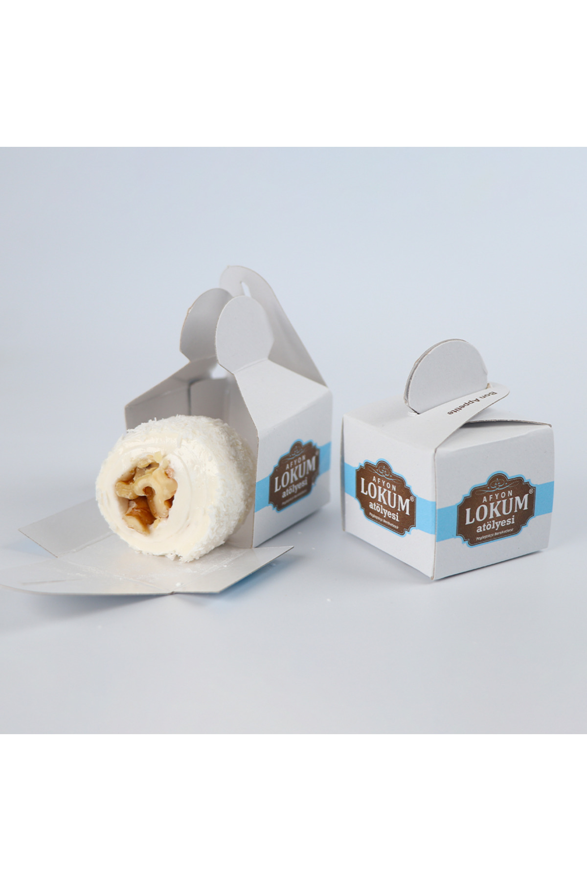 Lokum Atölyesi Sultan Fındıklı Sarma Lokum 250g (10 Adet Tekli Kutu İçerisinde)