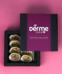 Derme Sarma Lokum Atom (Badem, Fındık, Ceviz, Antep Fıstık) 300 Gram