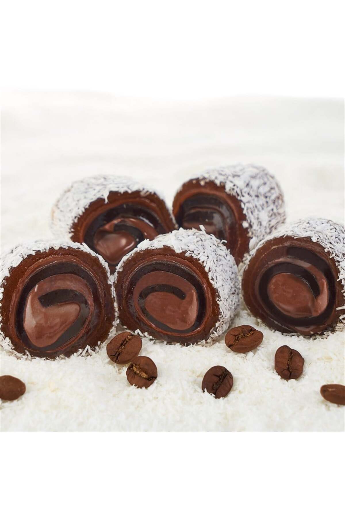 Lokum Atölyesi Klasik Türk Kahveli Çikolatalı Lokum 500g