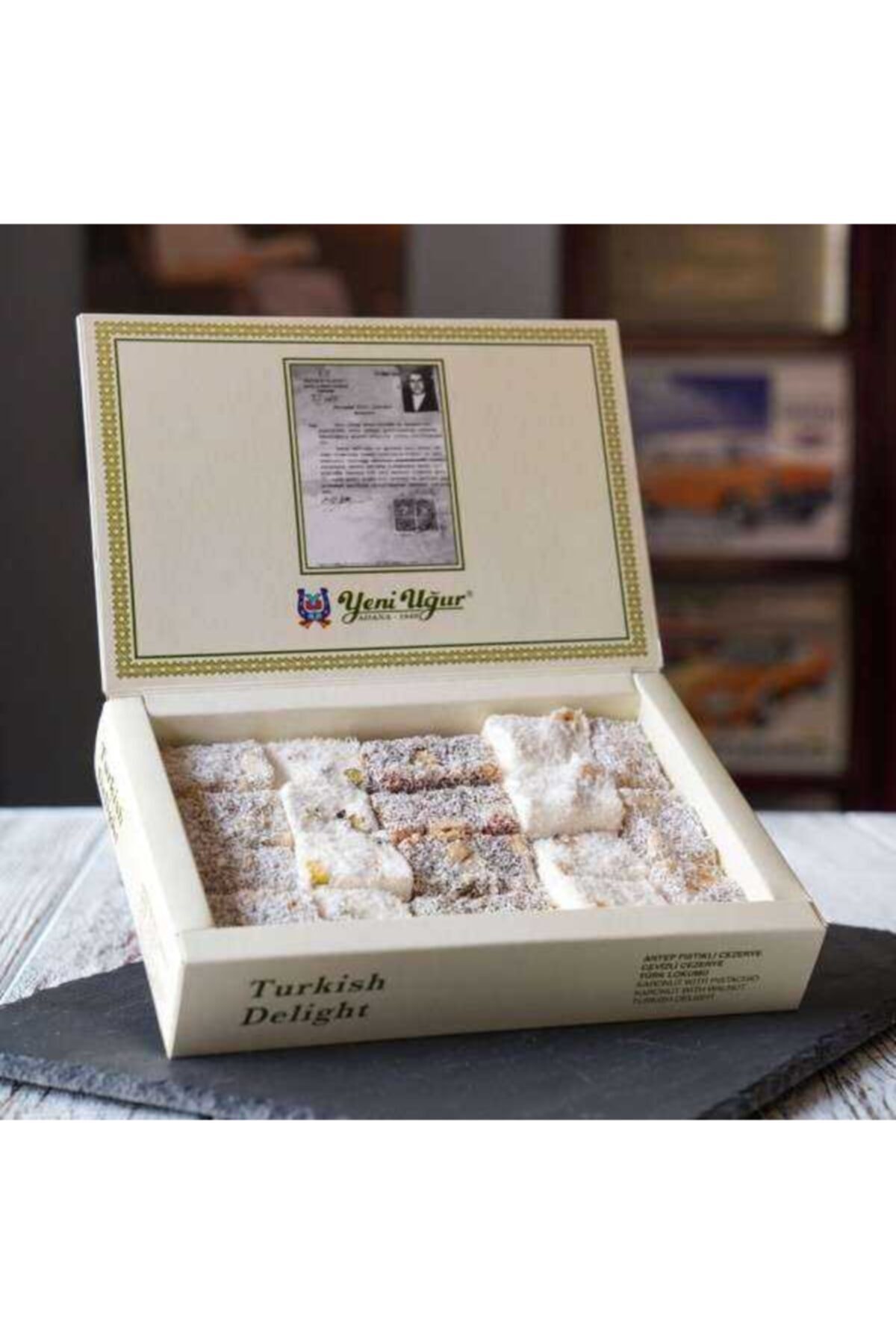 Yeni Uğur Karışık Lokum (sultan Lokumu, Fındıklı Lokum, Kesme Cezerye) 1 Kg - Görsel 3