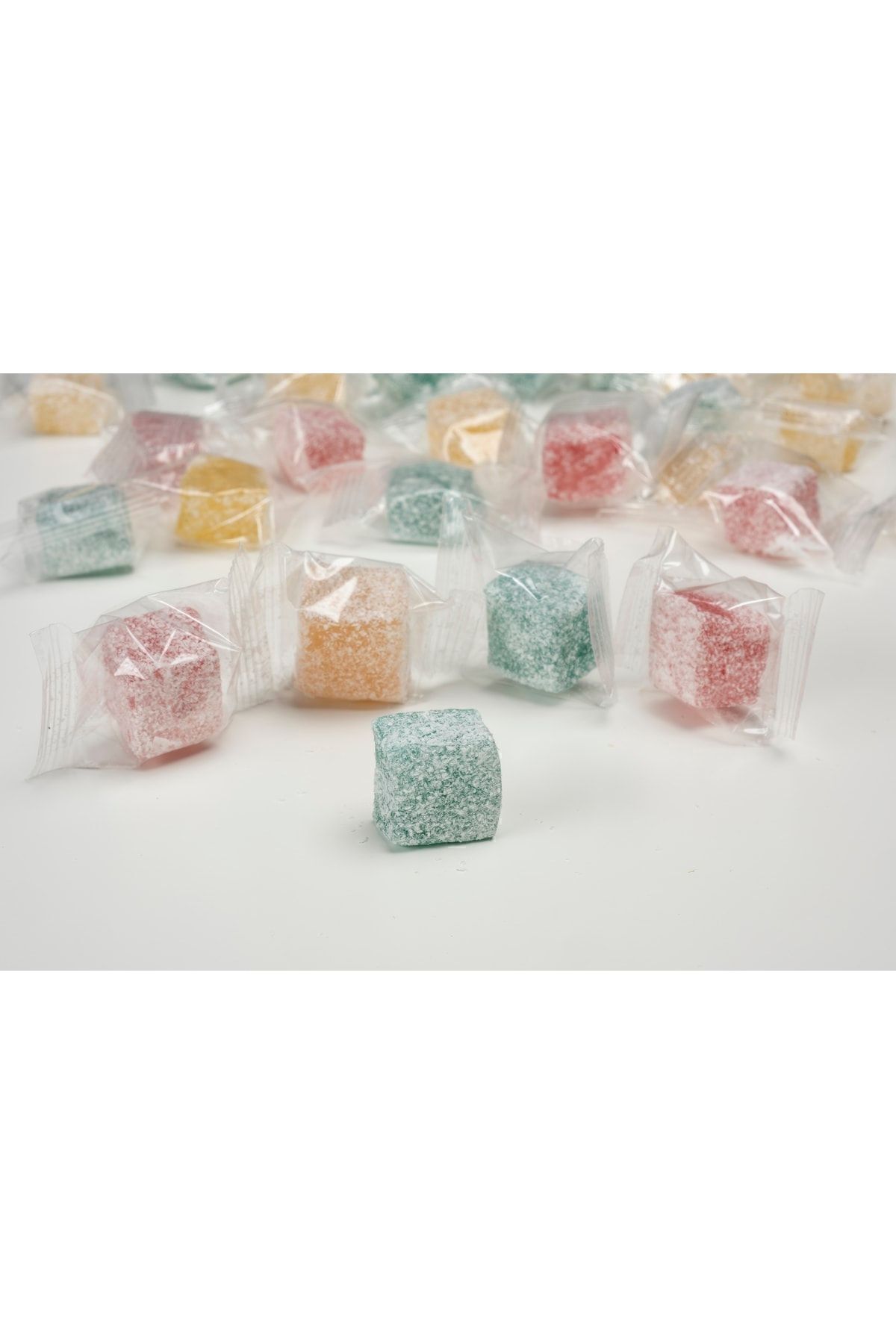 HANEZAN Karışık Meyve Aromalı Lokum 500 gr (TEK TEK PAKETLİ)
