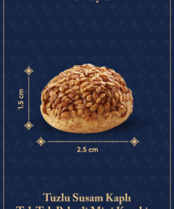 Alternative view of LOQO Tuzlu Susamlı Mini Kurabiye 1 Kg (Tek Tek Paketli) 1007