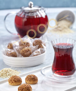 LOQO Tuzlu Susamlı Mini Kurabiye 1 Kg (Tek Tek Paketli) 1007