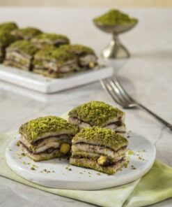 MEŞHUR SAFRANBOLU LOKUMCUSU Antep Fıstıklı Lokum Baklava 500 gr