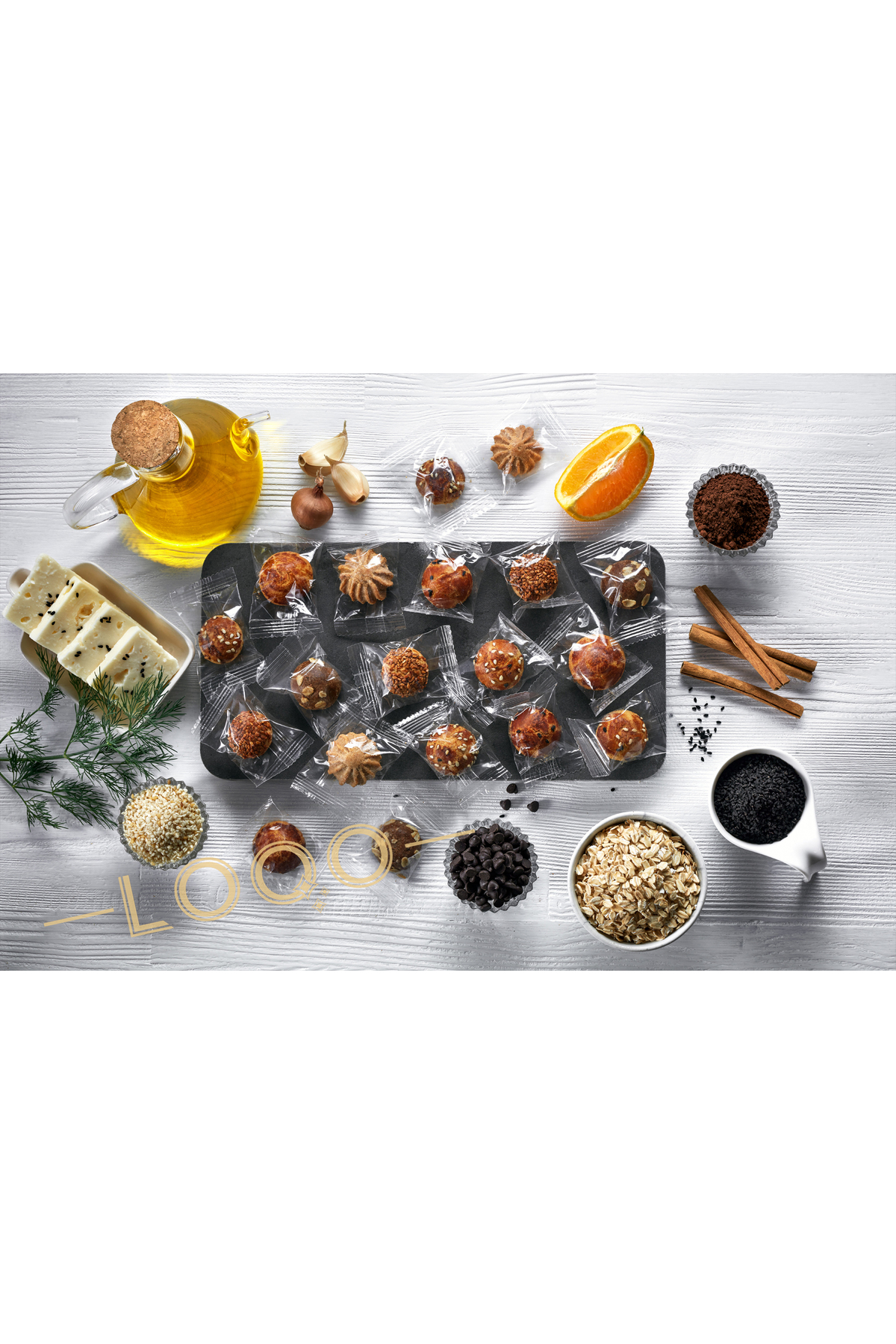 LOQO Efsane Lokumlar Ve Harika Kurabiyeler Karışık Paket 1 Kg (TEK TEK PAKETLİ)