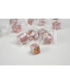 Alternative view of HANEZAN Nar Aromalı Antepfıstıklı Çifte Kavrulmuş Lokum 1 Kg (tek Tek Poşetli)