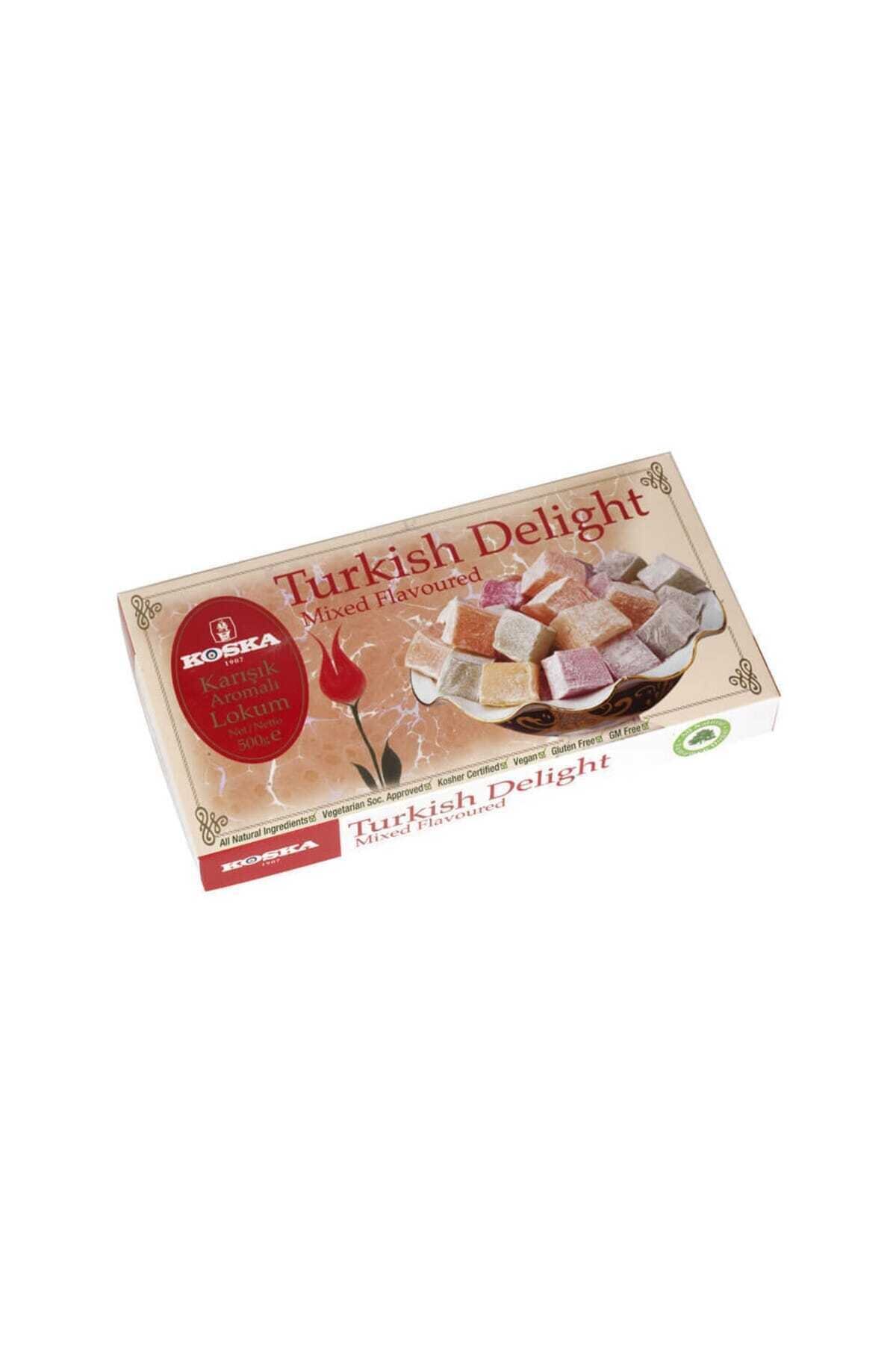 Koska Hindistan Cevizli Fındıklı Fıstıklı Karışık Lokum 500 gr