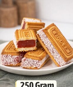 ÜLKÜ KURUYEMİŞ (250 GR) Finger Bisküvi Arası Güllü Lokum