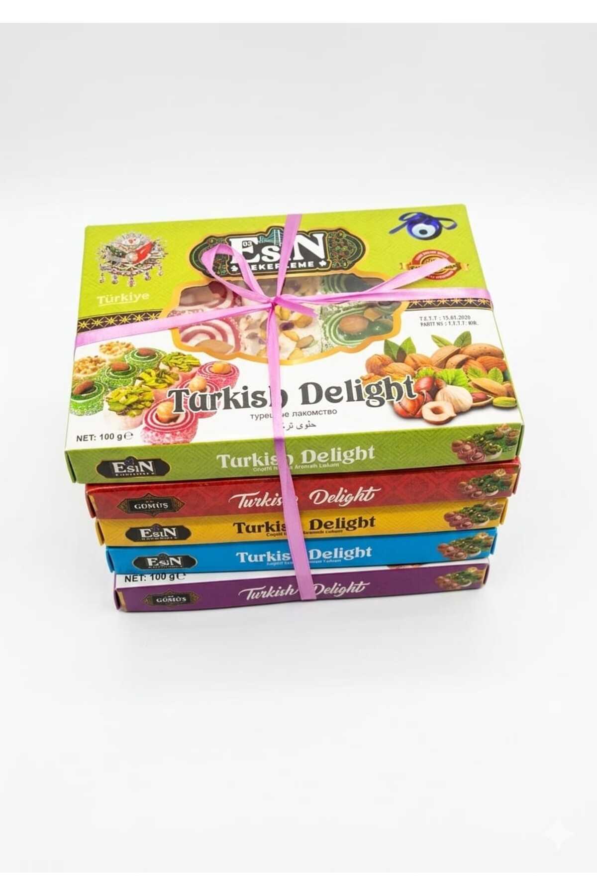 ESİN 5 ADET 100 GR KARIŞIK LOKUM PAKETİ ( TOPLAM 500 GR )