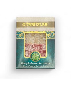 GÜRBÜZLER KURUYEMİŞ GÜRBÜZLER Glutensiz Karışık Aromalı Lokum 500g