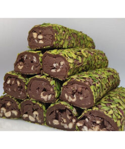 LokArt Lok-Art | File Fıstıklı Nutellalı Fındıklı Sarma Lokum | 500 Gr