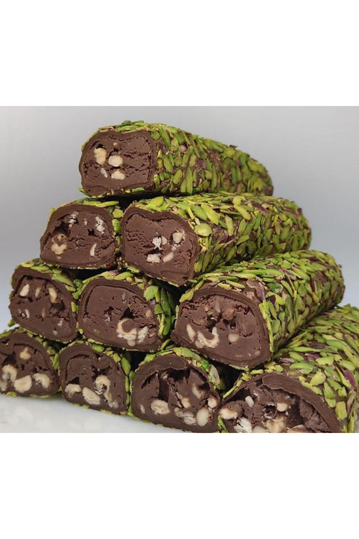 LokArt Lok-Art | File Fıstıklı Nutellalı Fındıklı Sarma Lokum | 500 Gr
