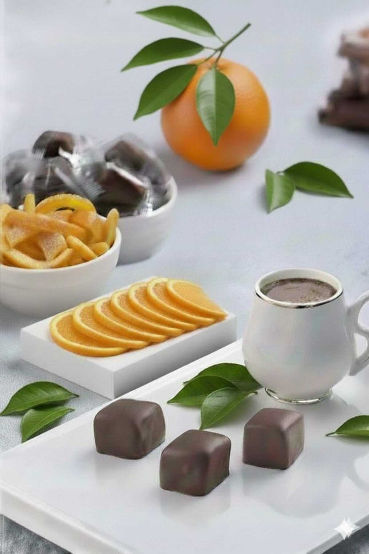 LOQO Çikolata Kaplı Portakallı Lokum(1 kg)