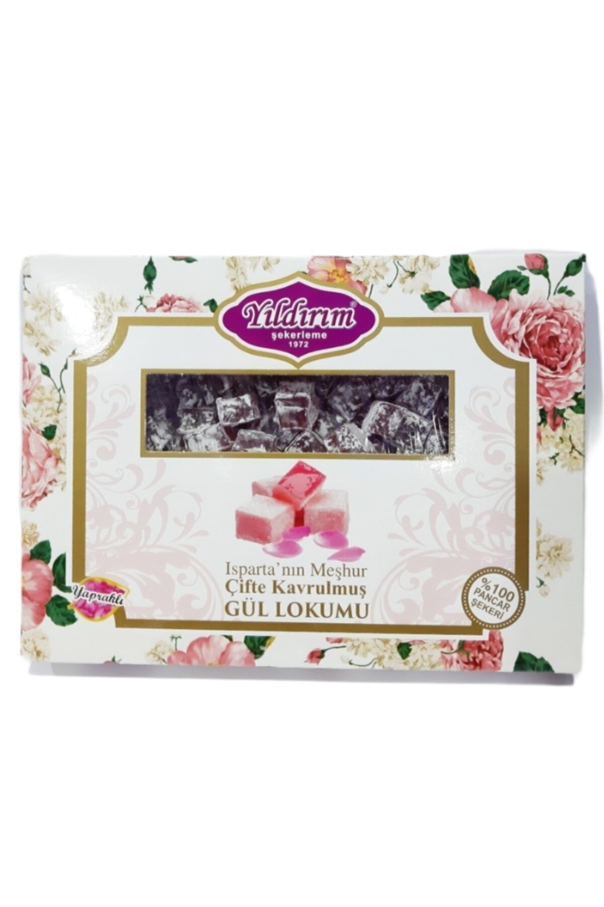 Yıldırım Şekerleme Çifte Kavrulmuş Gül Lokumu 450 G