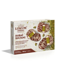 Lokum Atölyesi 250 g Dubai Sultanı Antep Fıstıklı Çıtır Kadayıf Dolgulu Sütlü Çikolata Kaplı Sultan Lokum