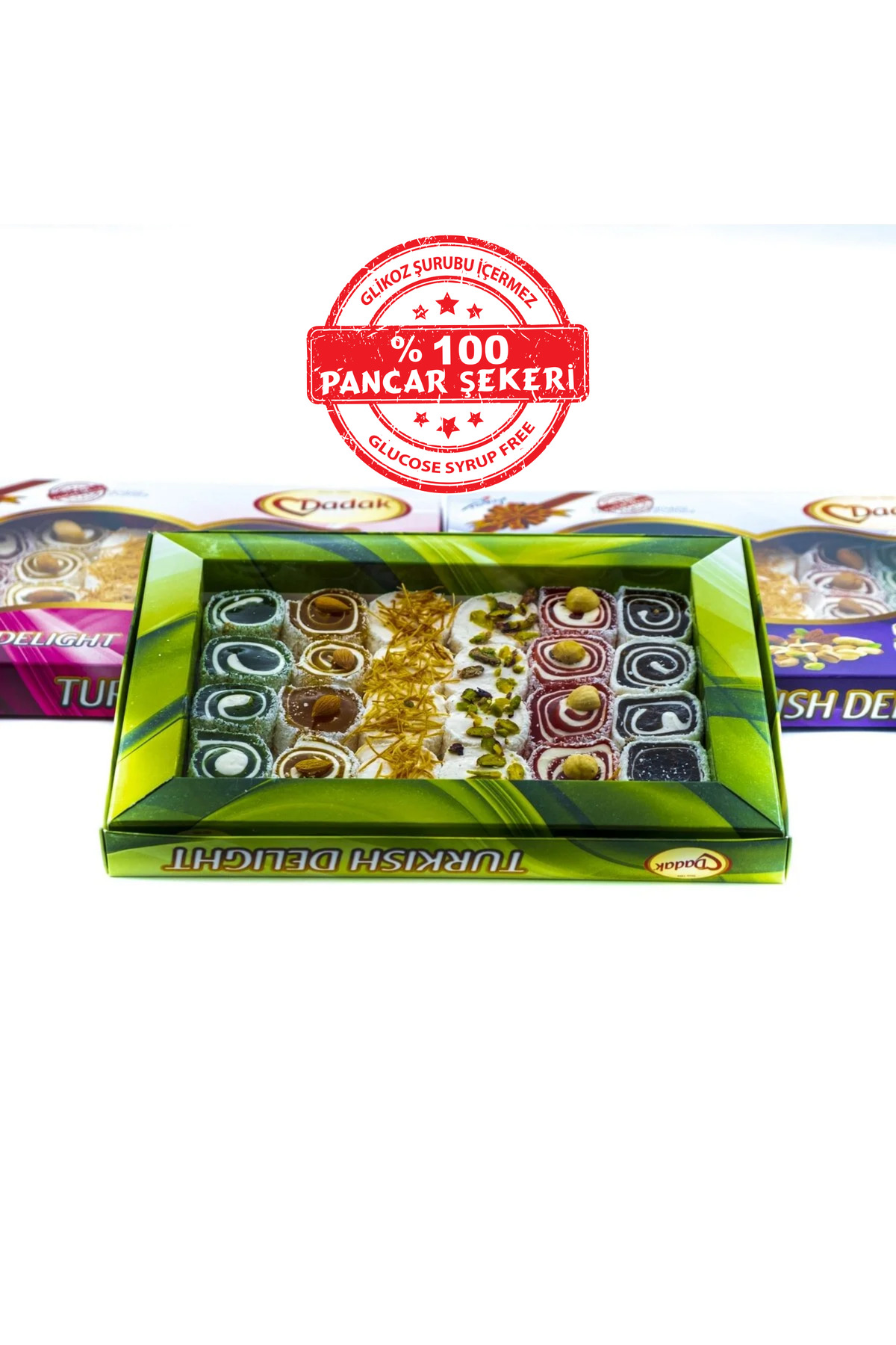 Dadak Lokum ve Kuruyemiş 3'lü Bağlama Paket Lokum 3*400 G - Görsel 3