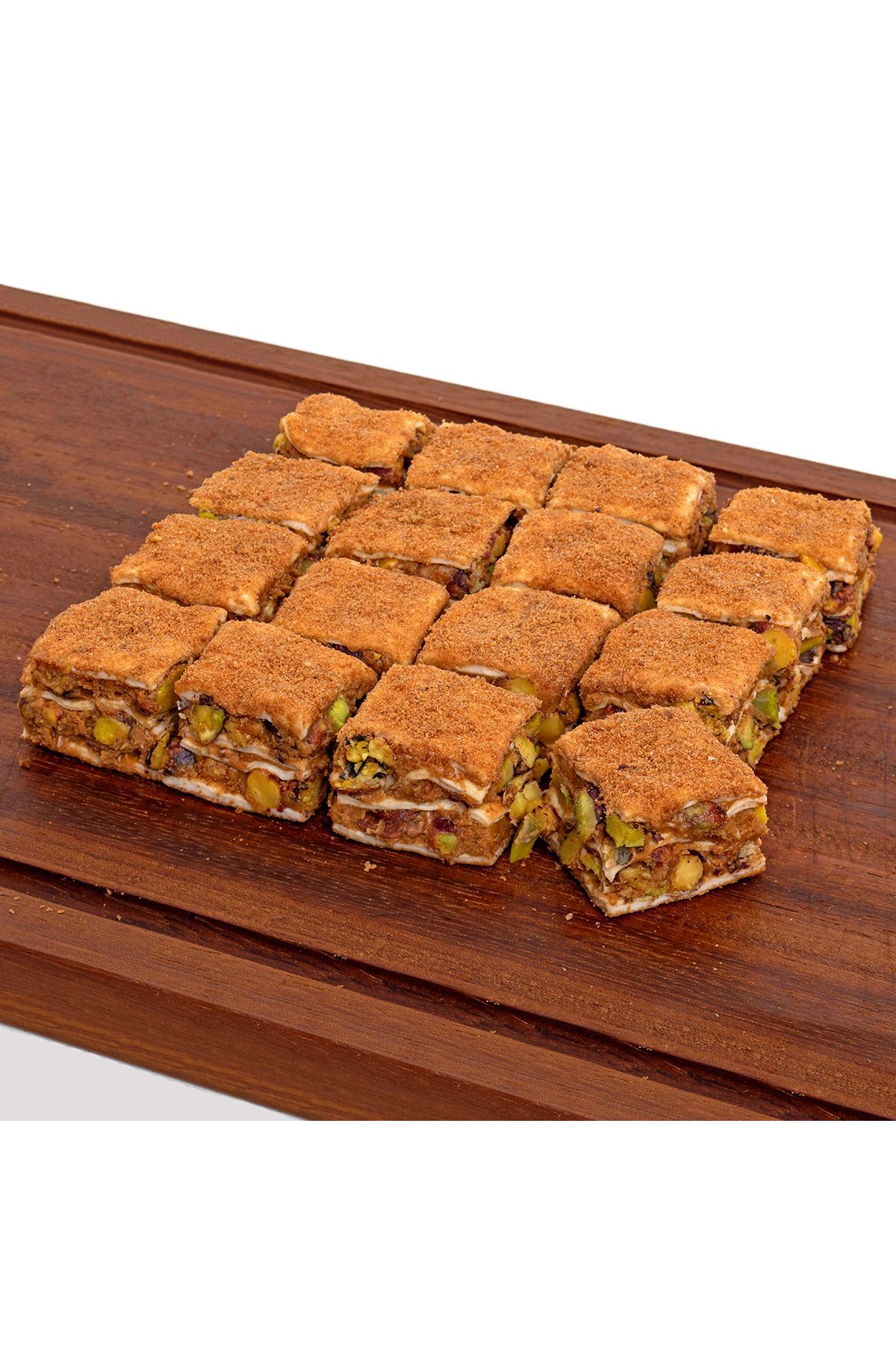 HALUK ÇEREZ Lotus Bisküvili Bol Fıstıklı Baklava Lokum 500 Gram - Görsel 3