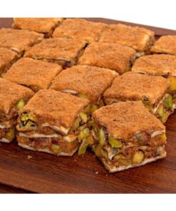 HALUK ÇEREZ Lotus Bisküvili Bol Fıstıklı Baklava Lokum 500 Gram