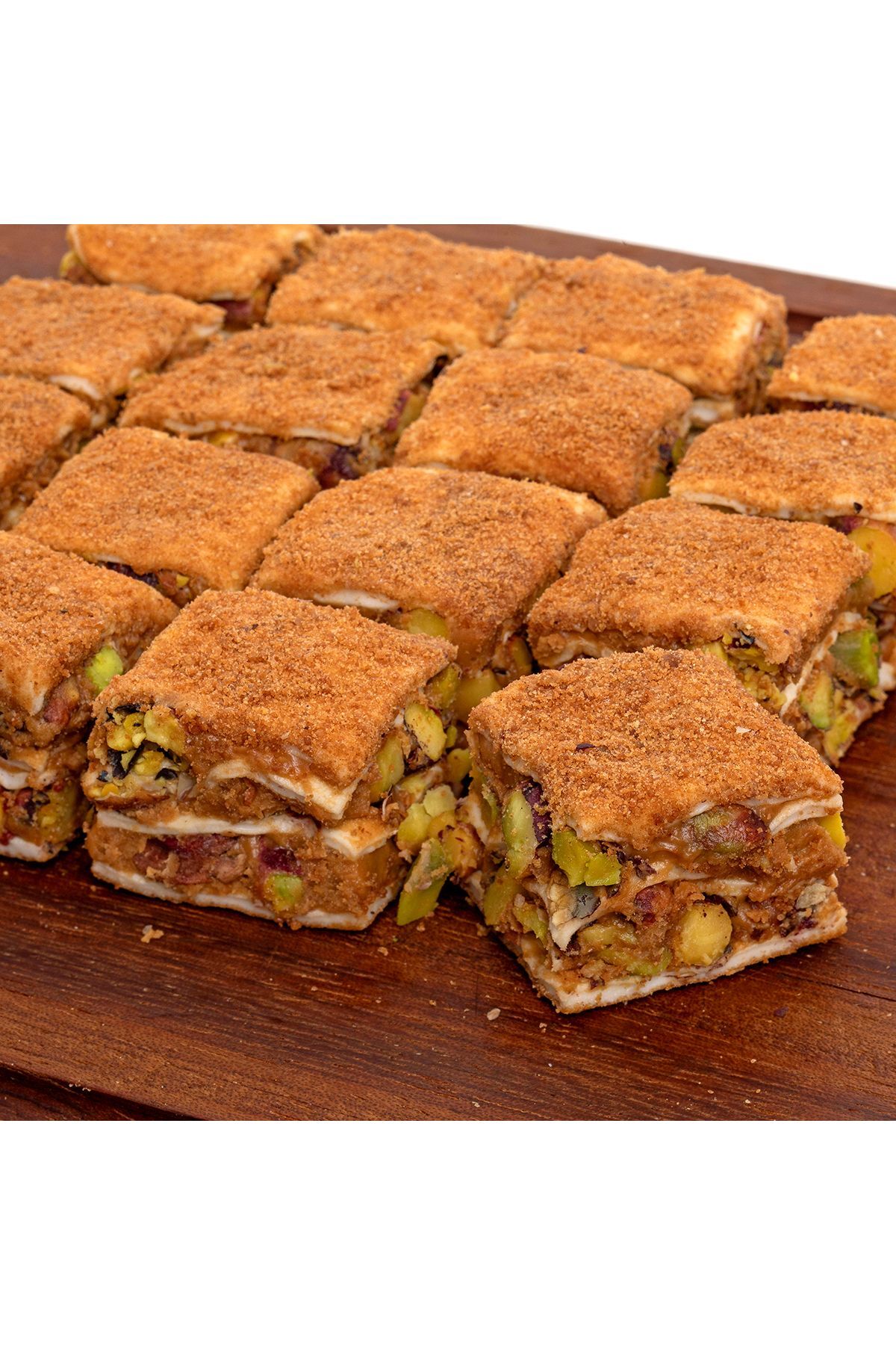 HALUK ÇEREZ Lotus Bisküvili Bol Fıstıklı Baklava Lokum 500 Gram