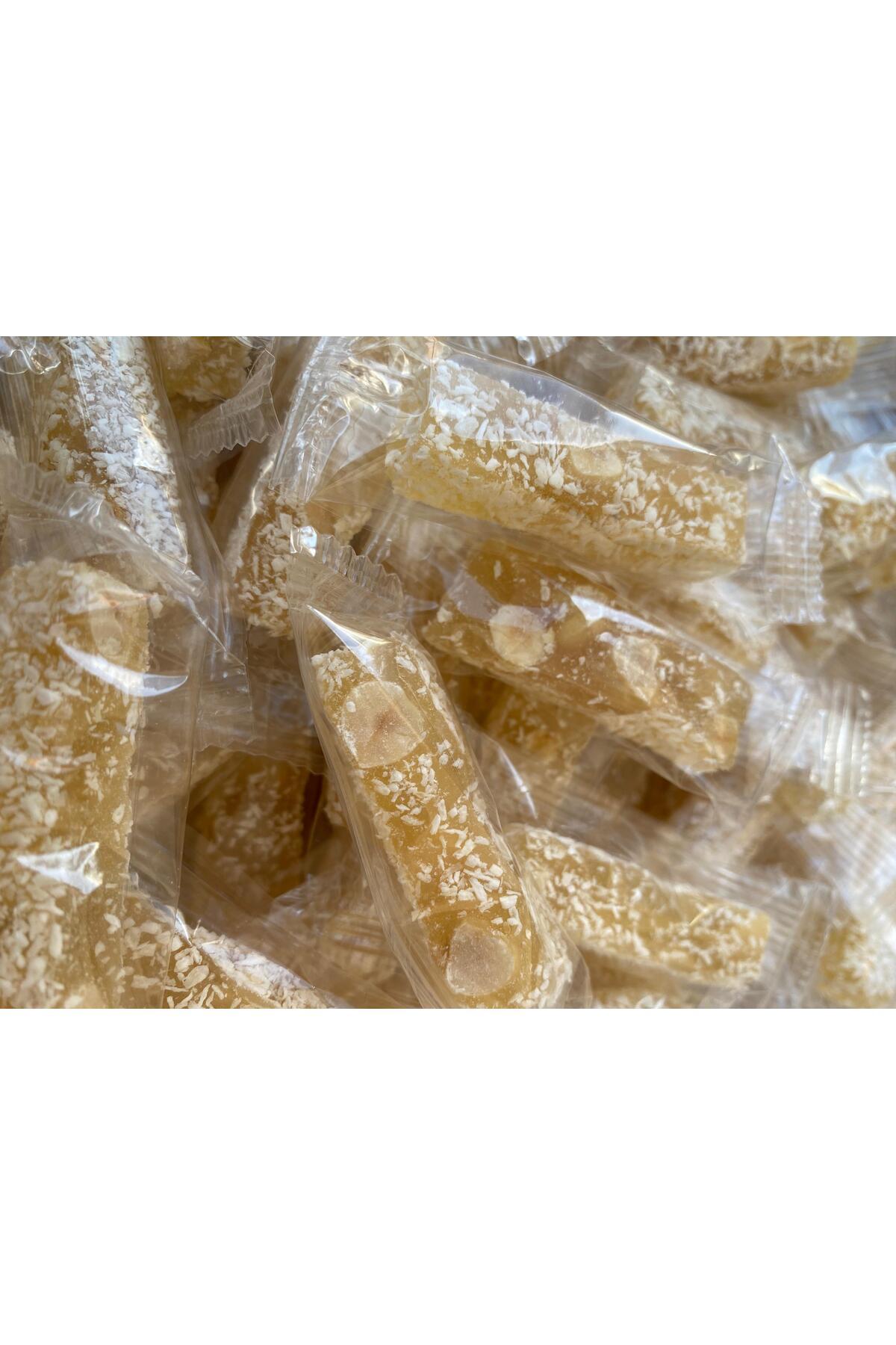 Usaş Hindistan Cevizi Kaplı Fındıklı Lokum 1 kg – Tek Tek Paketli, Kahve Yanı İkramlık