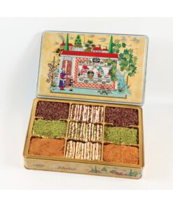 Lokum Atölyesi Sultan Baklava Şekilli Antep Fıstıklı, Lotuslu, Çikolatalı Lokum 600g