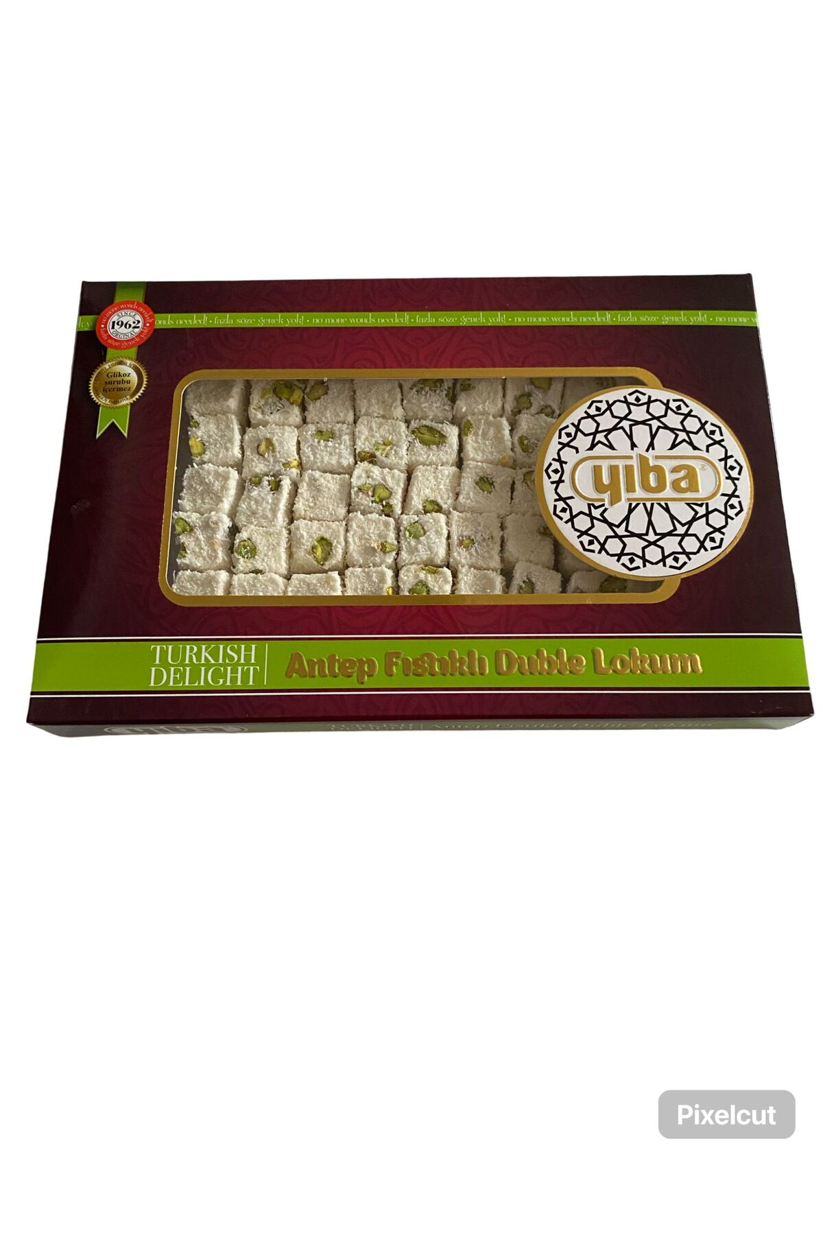 YIBA Antep Fıstıklı Çifte Kavrulmuş Lokum (TEREYAĞ AROMALI) 200 gr
