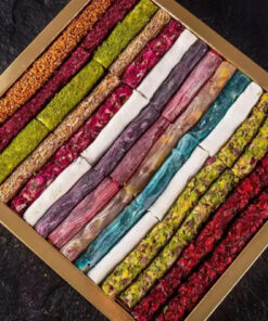 Pirsefa Antep Fıstıklı Karışık Çeşnili Fitil Lokum 800 g Kutu