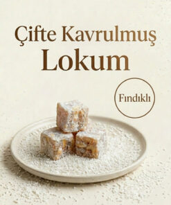Şener GLİKOZSUZ LOKUM ÇİFTE KAVRULMUŞ LOKUM FINDIKLI LOKUM 250 GR