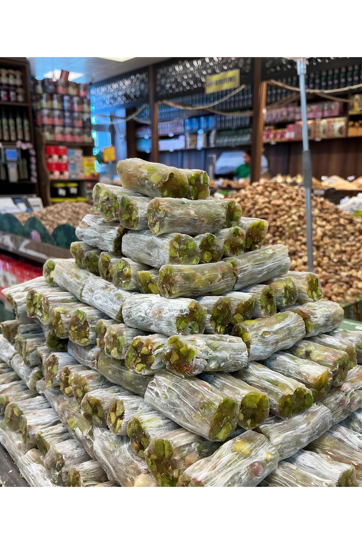Elit Kuruyemiş Fıstıklı Fitil Lokum | 500Gr | Gaziantep | Mağazadan