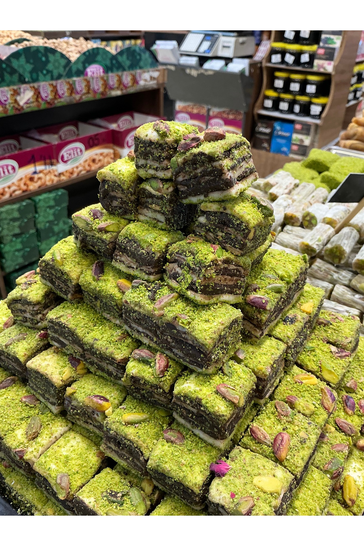 Elit Kuruyemiş Fıstıklı Katmer Lokum | 500Gr | Gaziantep | Mağazadan - Görsel 3