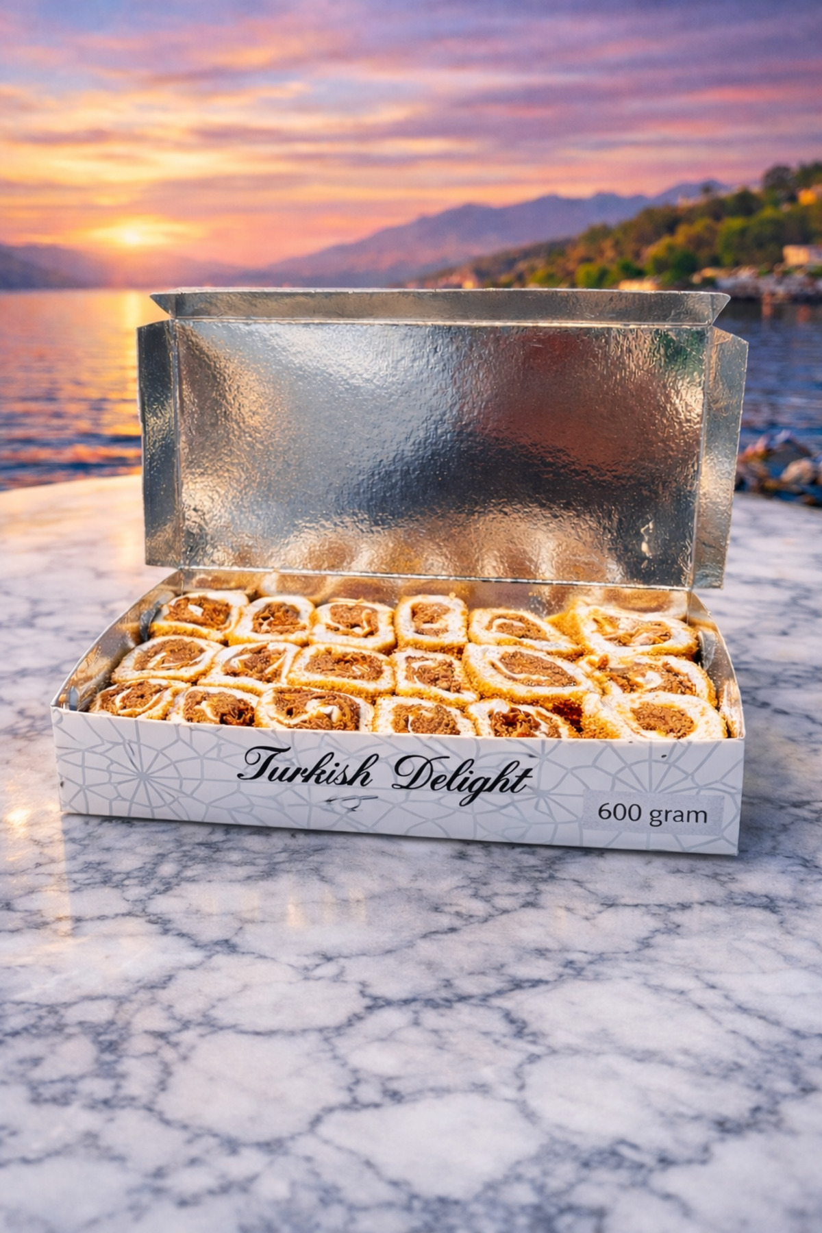 forevers Gerçek Lotuslu Çıtır Baklavalı Sarma Lokum 600 Gram