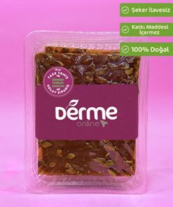 Derme Yaprak Pestil - Antep Fıstıklı - Glutensiz - Rafine Şeker İlavesiz 300 g