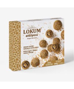 Lokum Atölyesi Susam Kaplı, Tahinli Hurma Topları 120g