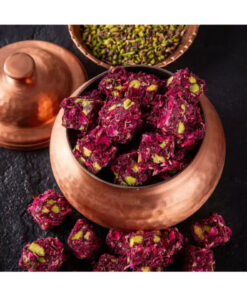 Alternative view of Pirsefa Antep Fıstıklı Gül Yapraklı Çifte Kavrulmuş Lokum 400 g Kutu